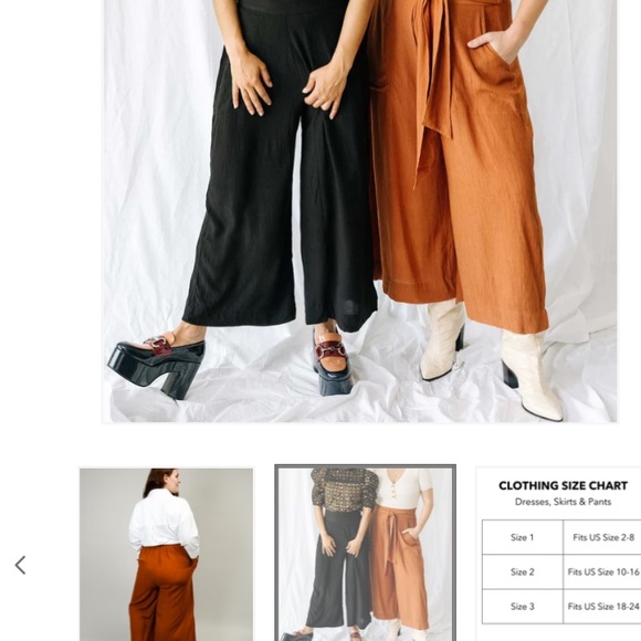 Noonday Collection Full Length Trouser in Amber - Picture 5 of 8